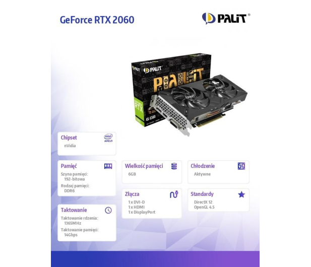 Palit GeForce RTX 2060 Dual OC 6GB GDDR6 - 492351 - zdjęcie 13